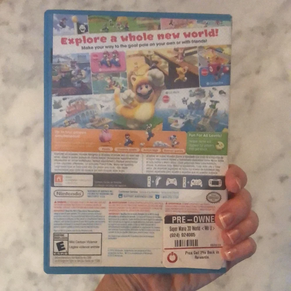 Wii U l Super Mario 3D World Wii U Game